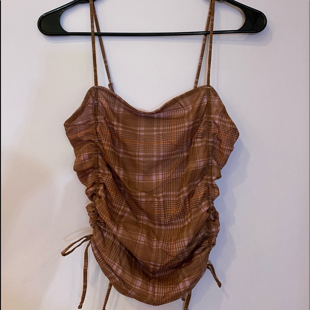 Urban Outfitters rushed, drawstring tank top. BRAND NEW WITH TAGS. Size Medium